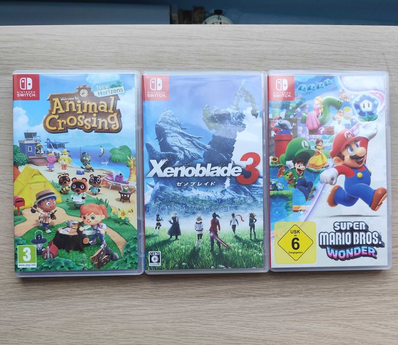 Nintendo Switch игри | Super Mario Bros Wonder, Animal Crossing New Horizons и Xenoblade Chronicles 3