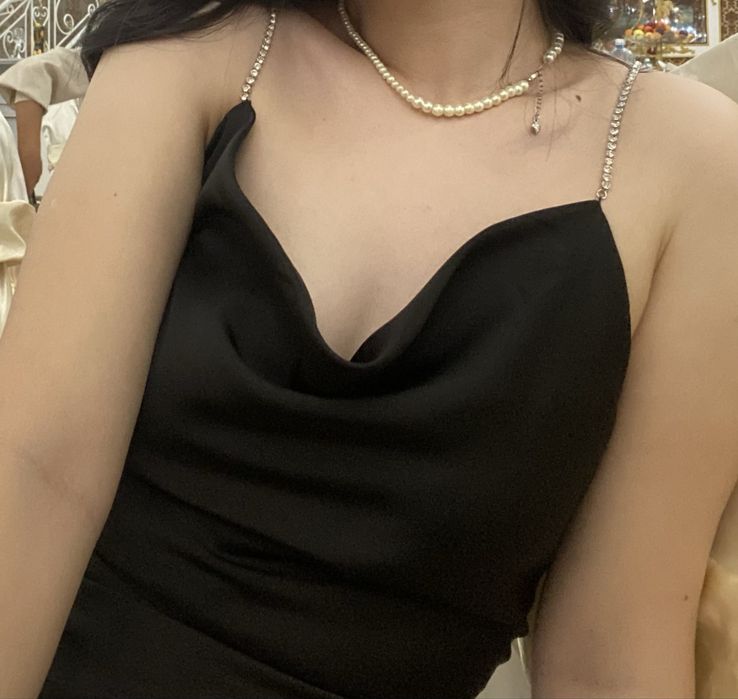 Черное платье Lichi