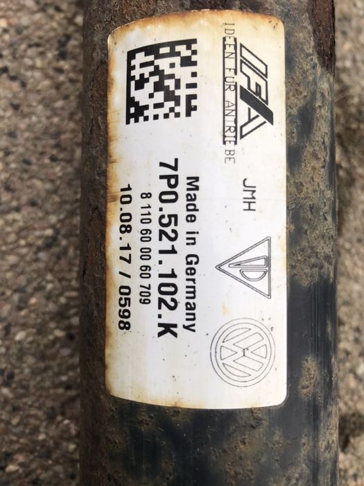 Cardan / Cardane Touareg , Q7 , Cayenne