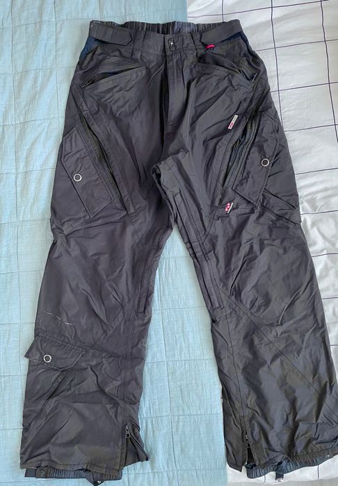 Черен мъжки сноуборд панталон Foursquare