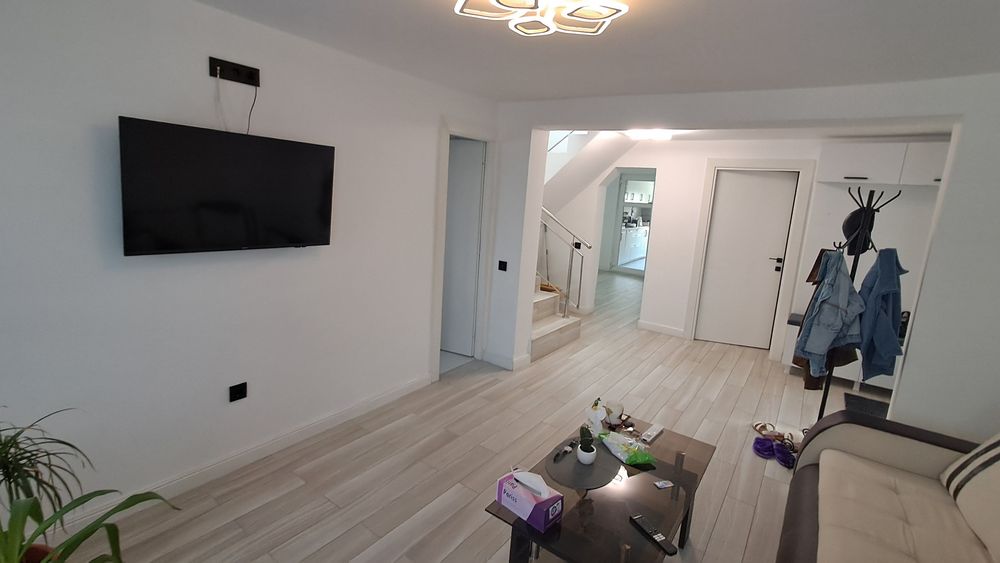 Casa P+1 Romanesti, 125 mp utili, teren 438 mp, complet mobilata(proprietar)