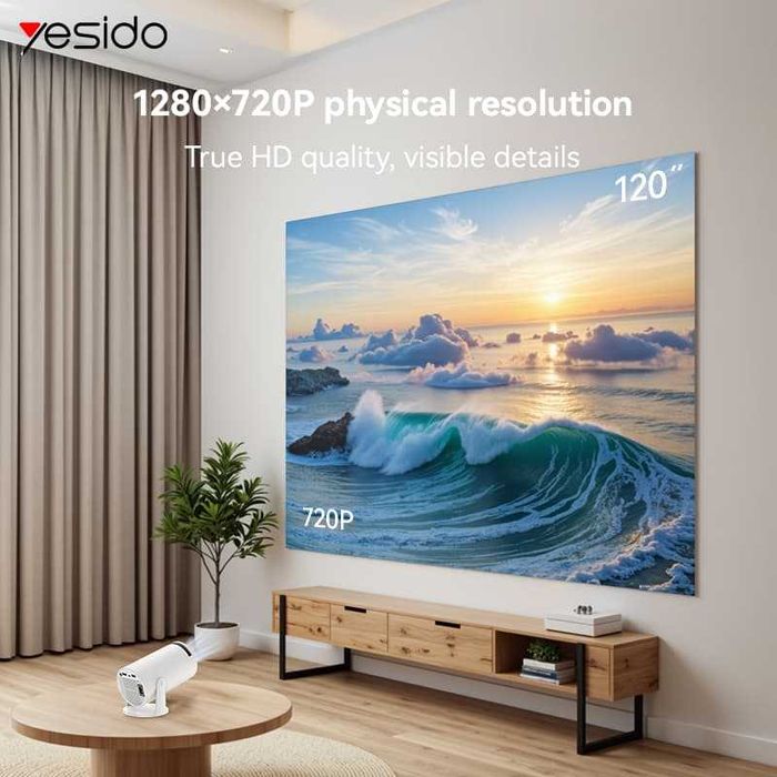 Мини проектор Yesido TV14 — 1280×720P Wi-Fi. Есть доставка