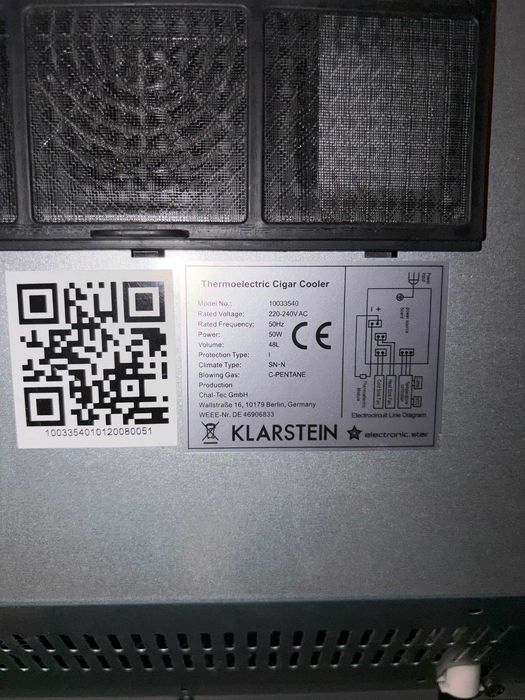 Umidificator pentru trabucuri Klarstein