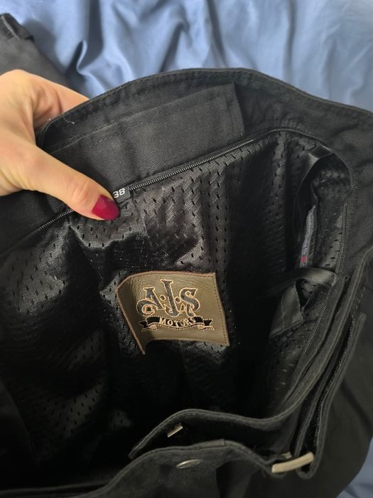 blugi pantaloni moto cu protectii 38