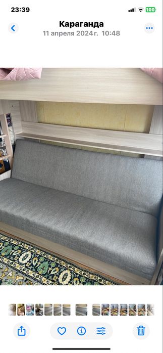 Продам двухярусный диван