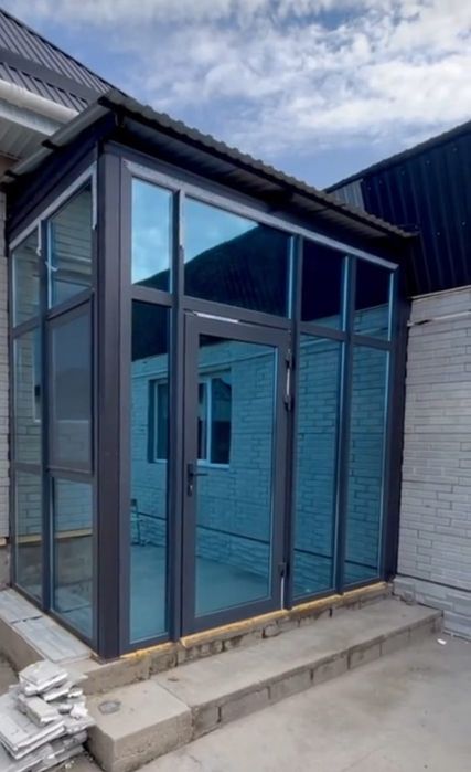 Пластик терезе, есік, витраж,