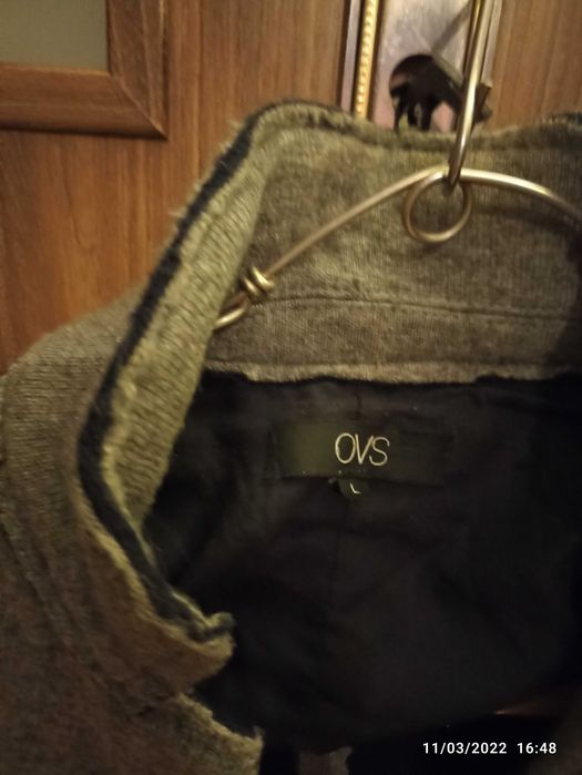 Sacou Cambrat pe corp OVS . Made in Italy ! Lana + bumbac.