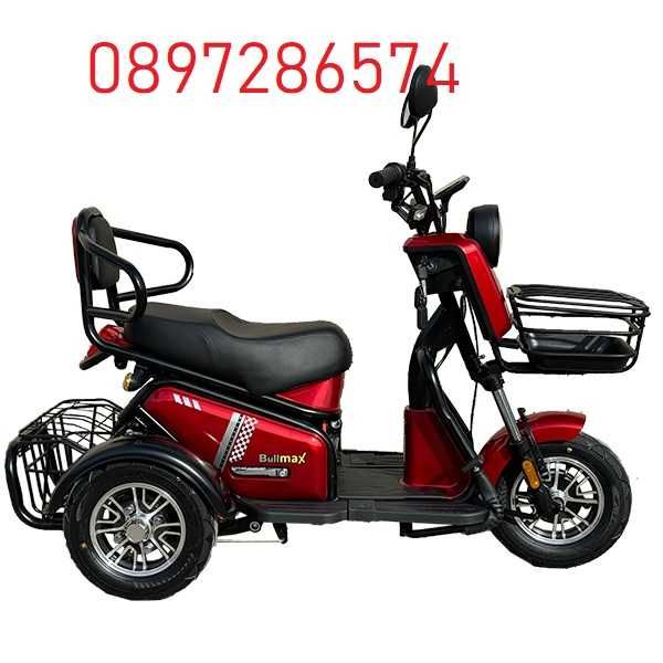 Двуместна електрическа триколка PUDDING 1500W - модел 2025г