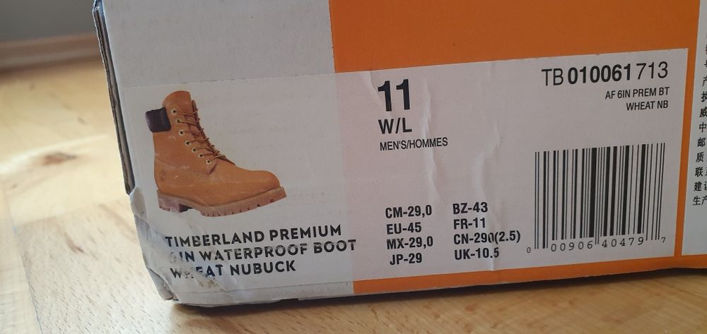 TIMBERLAND eu45, нови