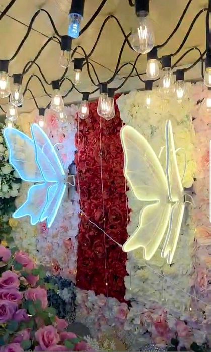 Led светеща пеперуда/ пеперуди