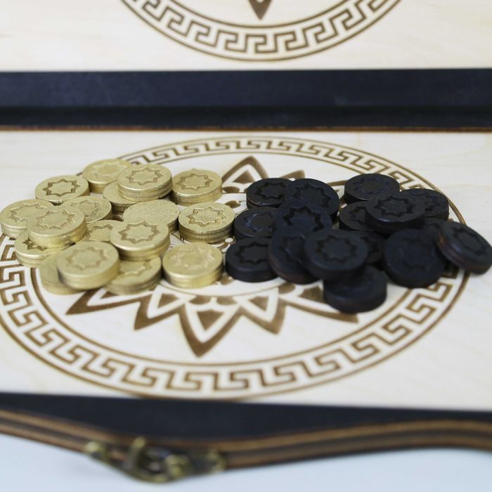 Нарды деревянные, нарды резные черные