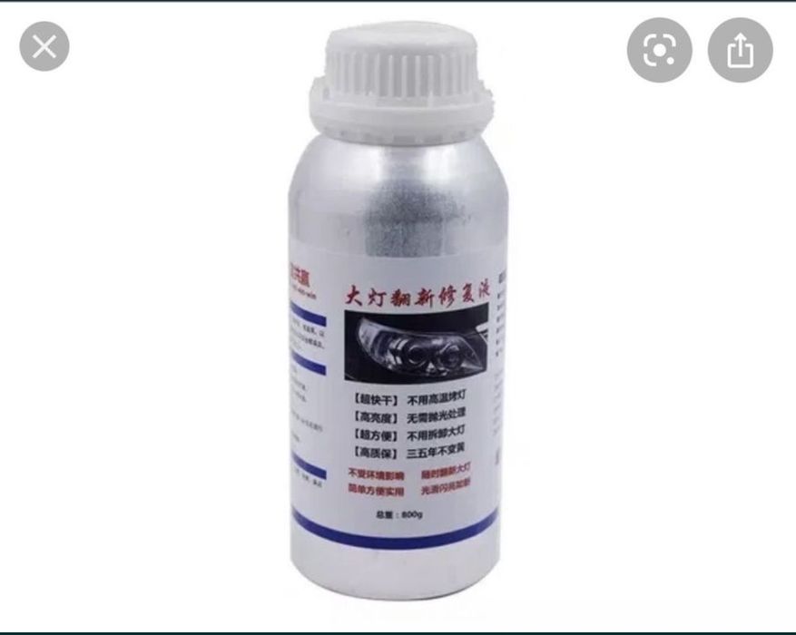 Kit polimerizare faruri / Trusa aluminiu / Solutie polimerizare 800g