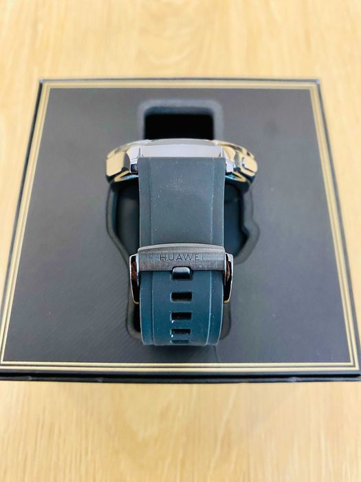 КАТО НОВ !!! Huawei Watch GT 5, 46mm, Black Fluoroelastomer Strap