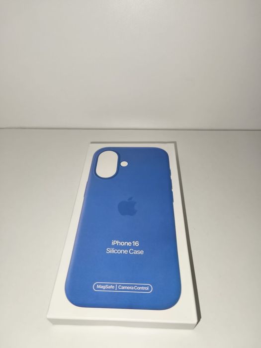 Husa albastra Apple pentru iphone 16 cu MagSafe