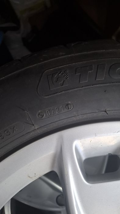 Jante 17 inch 5x122, AUDI / VW / MERCEDES cu anvelope 225 55 ZR17