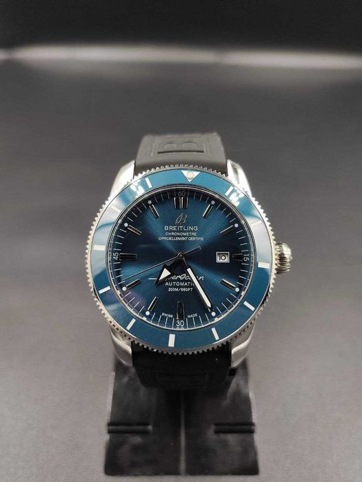 Breitling Superocean Heritage Blue Rubber | Автоматичен мъжки часовник