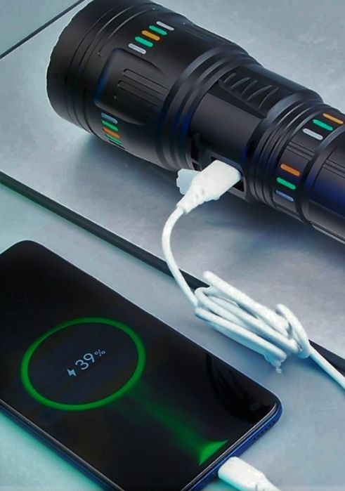 Мощный электрофонарь прожектор