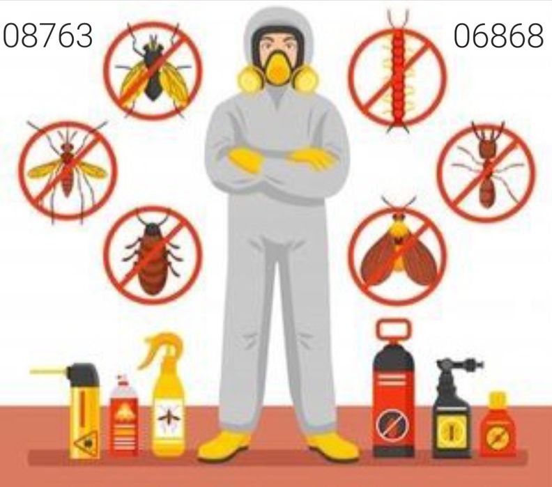 Унищожаване на насекоми,хлебарки и мишки