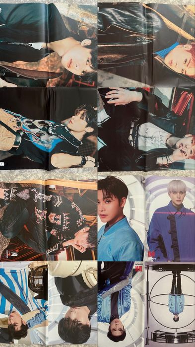 Двухсторонний  Постеры Kpop A4, A3, A2