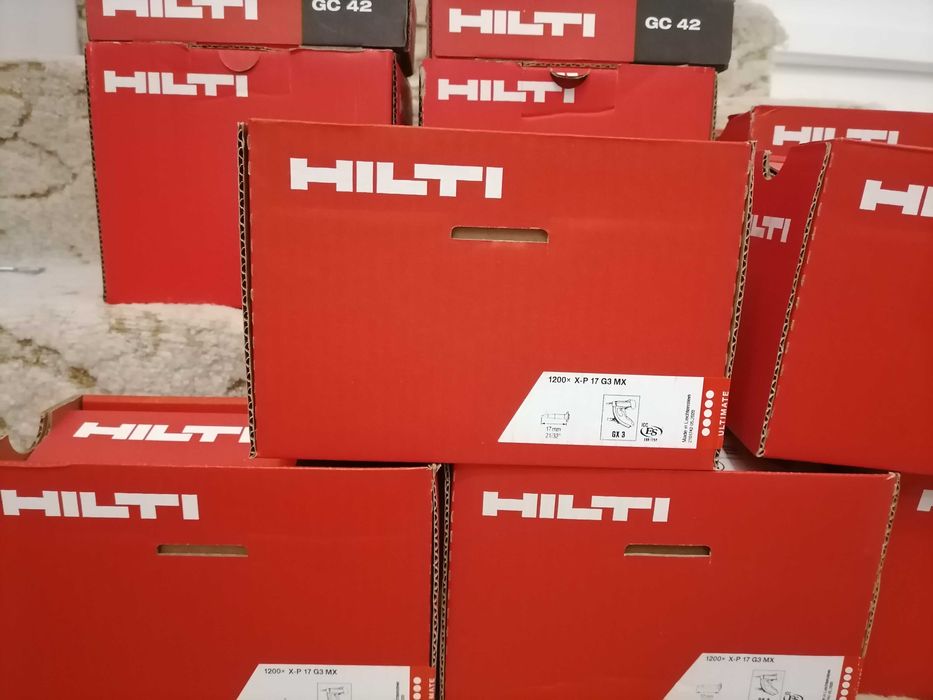 Cuie Hilti 27 mm cu tot cu butelie