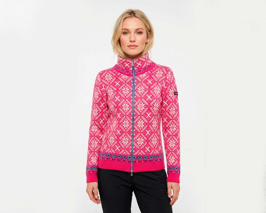 Bogner Дамски розов пуловер размер S