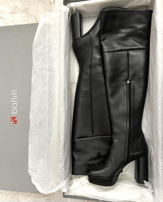 Женские итальянские брендовые ботфорты сапоги Ballin. Италия