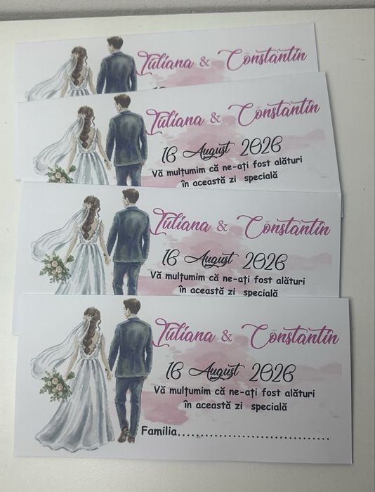 Invitatii nunta / botez