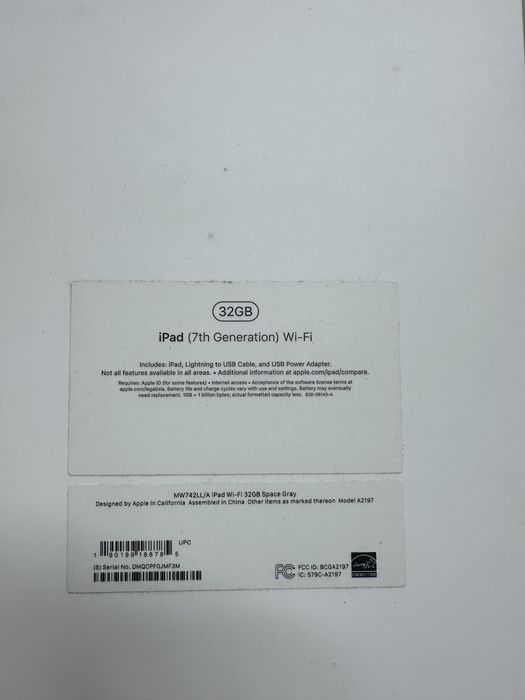 Ipad 7 Gen 32GB
