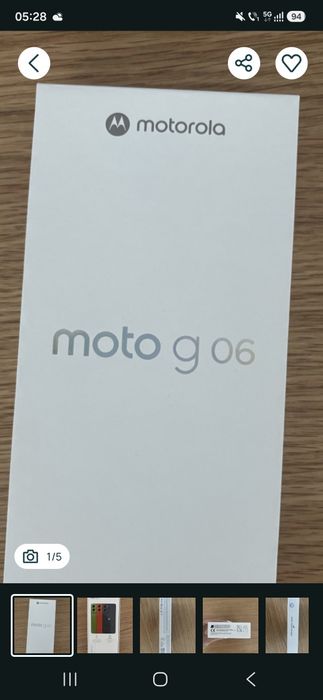 Motorola g06 nou