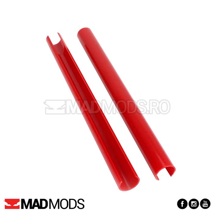 Ornamente V-BRACE Grile Bara BMW Seria 1 2 3 4 5 6 7 X1 X2 Rosu lucios