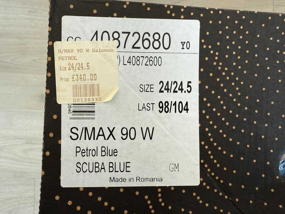 Дамски Ски Обувки Salomon Alp. Boots S/Max 90 W Petrol Bl/Scuba Bl