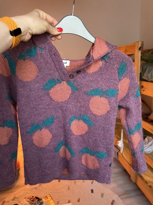 Hoodie Oeuf 6 ani mandarine