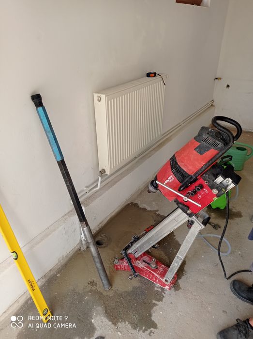 Gaura carotă beton Hota Ac  Centrala Ventilații