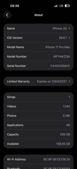 Iphone 17 pro max