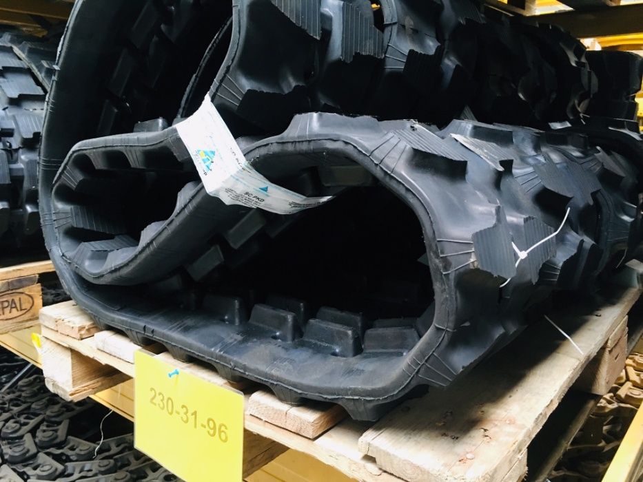 Dinti de cupa senile de cauciuc pt. Miniexcavatoare CAT, JCB, Volvo