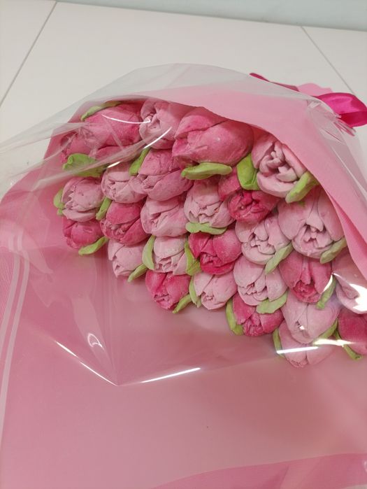 Съедобные букеты! Из зефира.