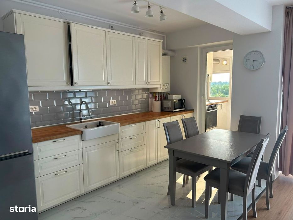 Apartament cu 3 camere de inchiriat-Rahova-Antiaeriana-cu centrala+2 p