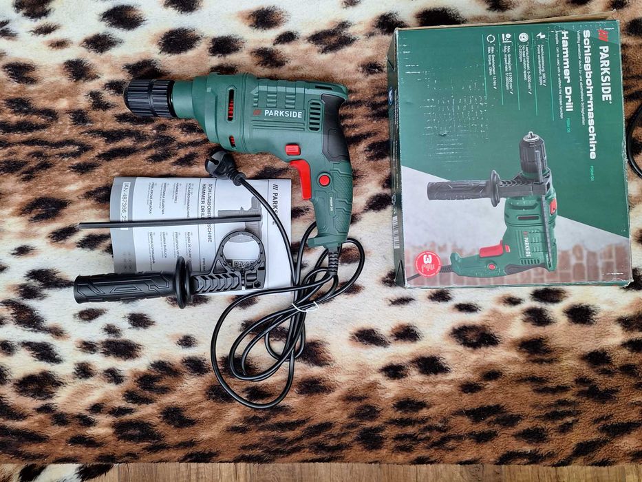 Bormasina  cu percutie, parkside, 220 v, turatie 3200,  49000 percutii