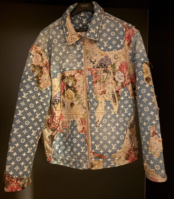 LV Destroyed Workwear Denim Jacket