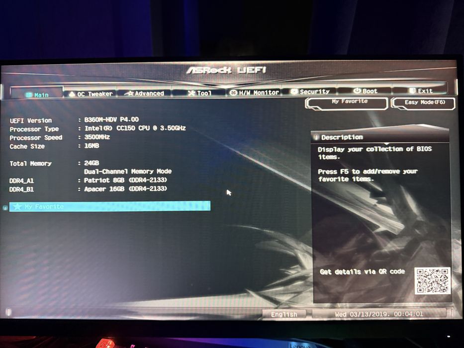 I9 9900 (cc150) gtx1050