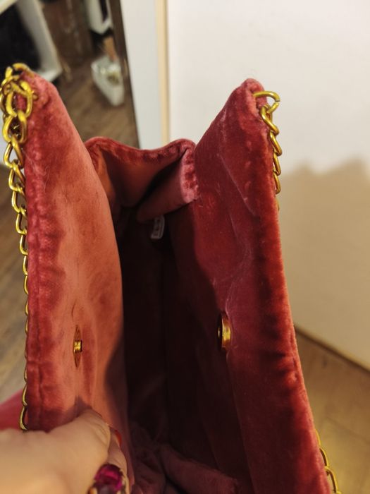 Geanta poșetă catifea