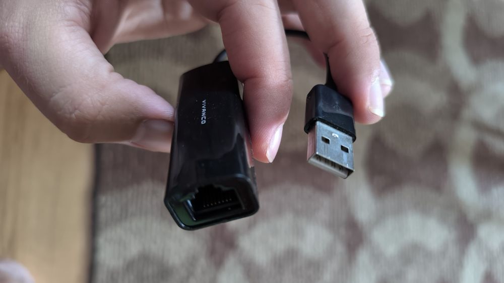 Адаптер VIVANCO USB 2.0->Lan 36669