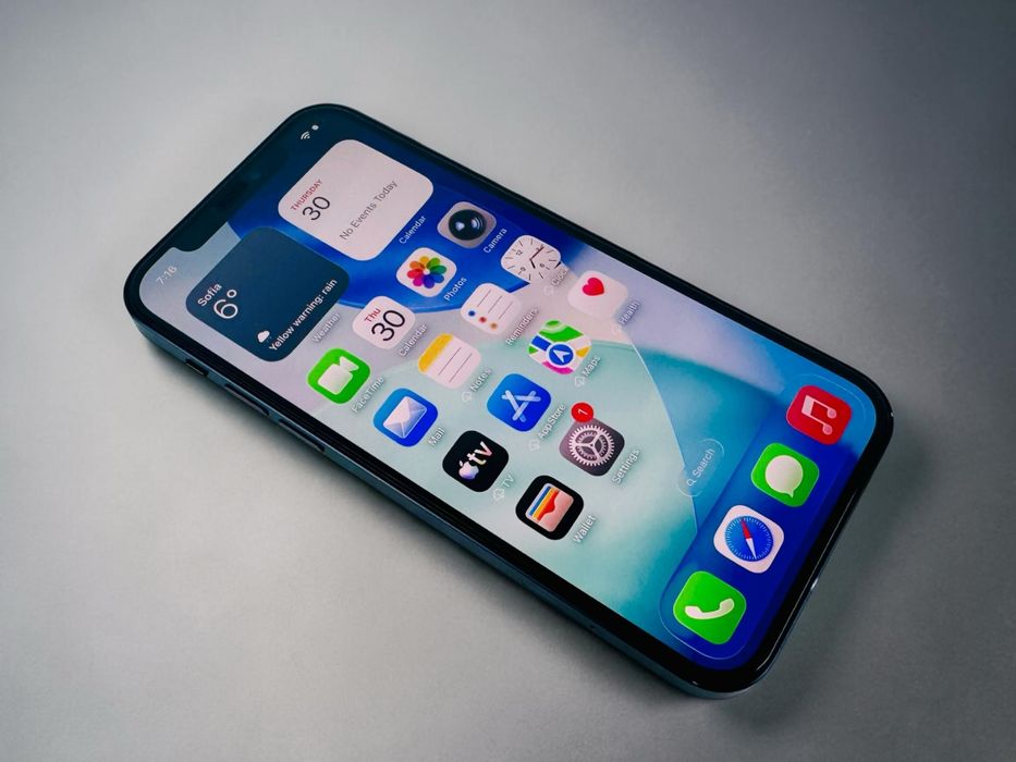 Apple iPhone 12 128GB Black Перфектен! Гаранция!