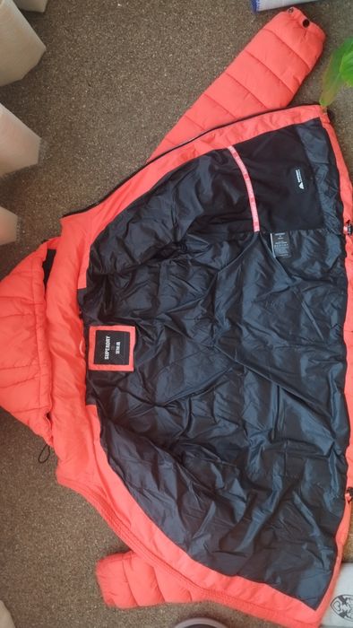 Superdry оранжево яке, силиконов пух, 70 евро