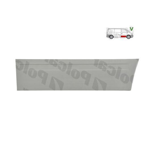 Panou reparatie usa Mercedes Vito / Clasa V (W638), 02.1996-01.2003, partea dreapta, fara gauri pentru bandou; inaltimea 210 mm, usa fata