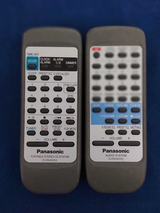 PANASONIC telecomenzi audio sistem, radio cd portabil