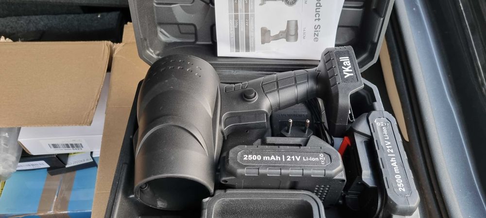 Suflanta de frunze si praf Ykall 21V - 2 baterii incluse