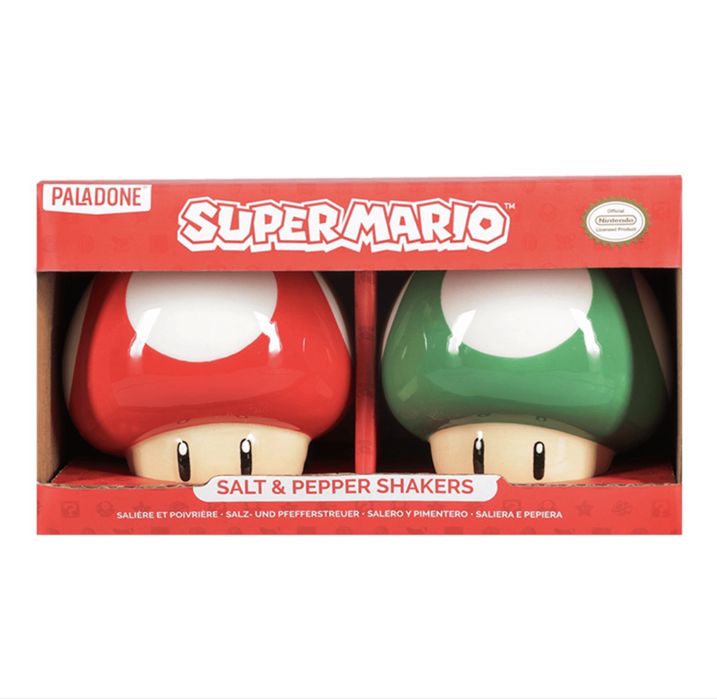 Солница и пиперница „Гъба“ от Super Mario
