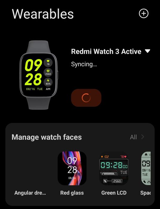 Redmi watch 3 active