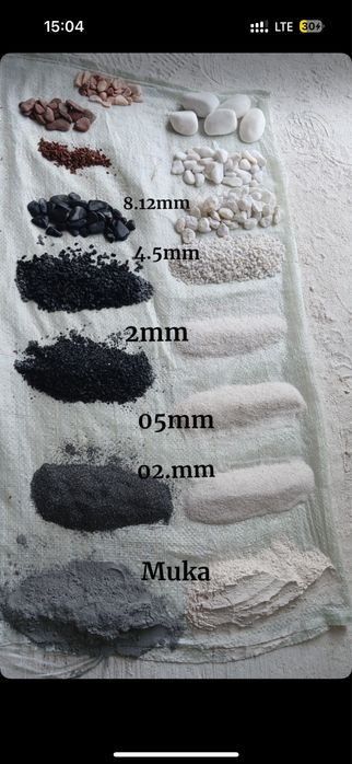 Mel, mikro kalsit, kraska meli, kroshka, extra